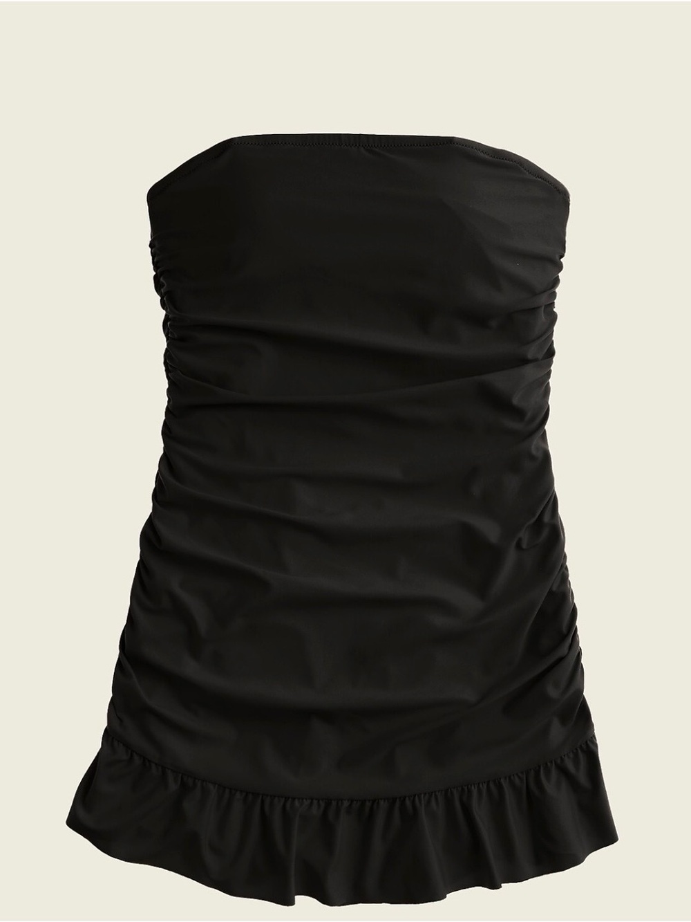 J Crew Black Swim Dress